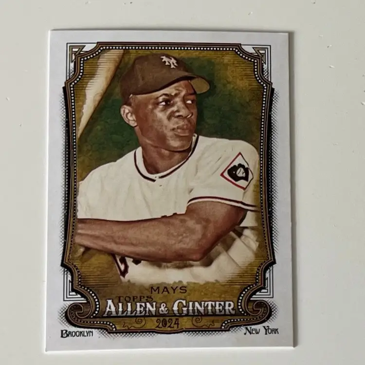 Willie Mays Allen And Ginter San Francisco Giants