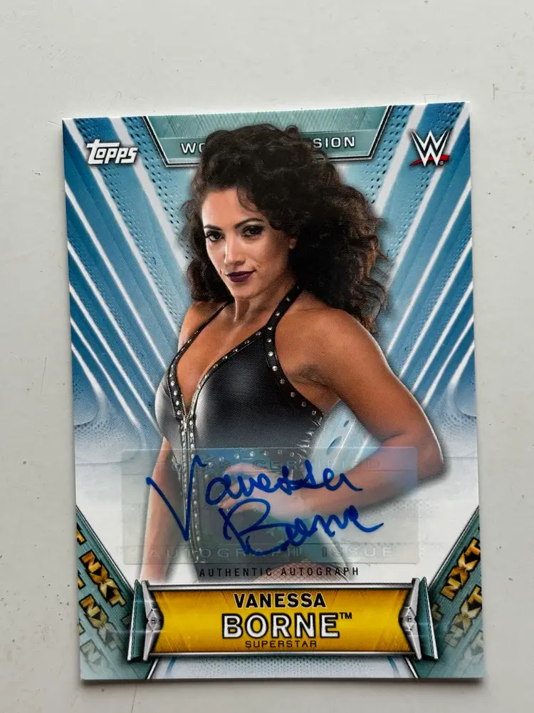 2019 topps wwe womens division Vanessa Bourne Authentic Autograph Card /99