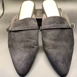 Ankis-Black Slip On Flats Size 8.5