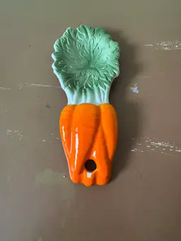 Carrots Spoon Rest Japan Vintage