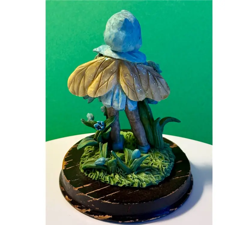 Scilla Fairy figurine from the Cicely Mary Barker Flower Fairies collection.