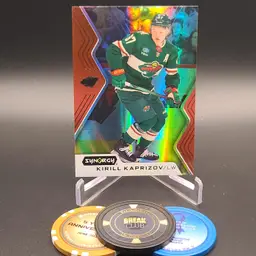 Kirill Kaprizov 2024-25 Upper Deck Synergy Hockey Red Parallel Unscratched Bounty Redmeption Card #1 (Will Scratch & Provide Code Prior To Shipping If Requested) - Minnesota Wild