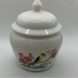 Avon Milk Glass Ginger Jar