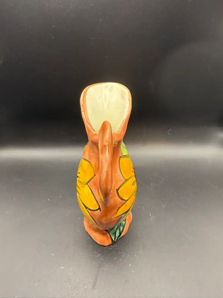 Mexican Pottery Sunflower Pitcher