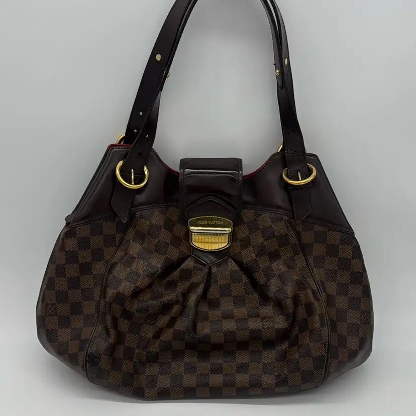 Handbag Luxury Designer Louis Vuitton LV Vintage Sistine Damier Ebene GM 17”W x 12” H Refurbished Inside and Out! Amazing Condition!