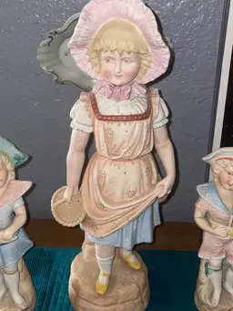 Antique Rudolstadt RW Porcelain Bisque Figurine