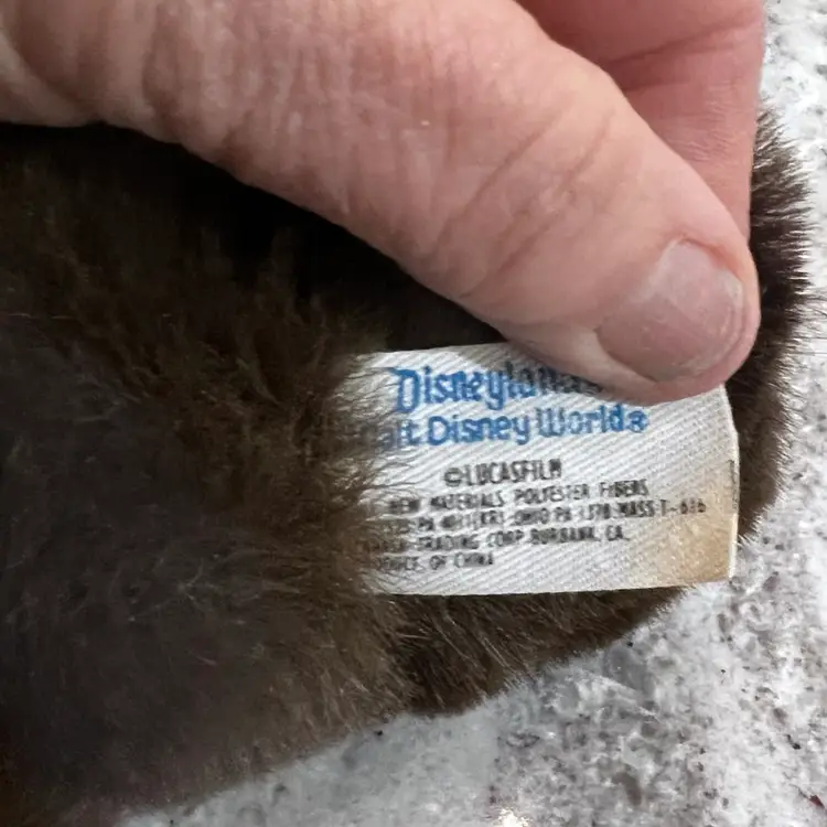 11 Vintage Disney Lucas Films, Ewok Plush