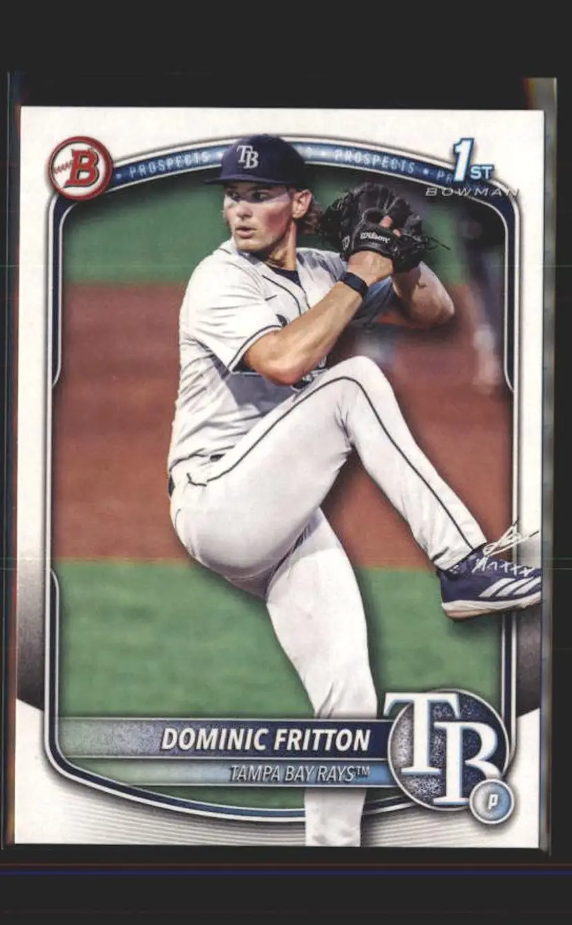 2025 Bowman Draft #BD-189 Dominic Fritton - (137) - Tampa Bay Rays