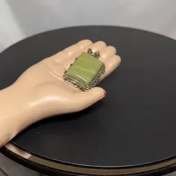 Green Stone 925 Pendant
