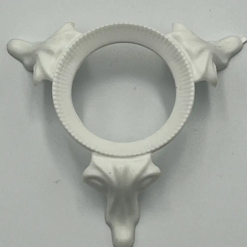 White Plastic Paperweight Stand