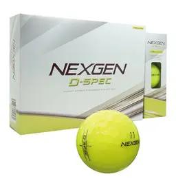 2025 Nexgen D-Spec Yellow Full Dozen Golf Balls