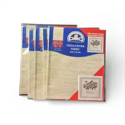 DMC Needlework Fabric 14 X 18” Lot Of 5