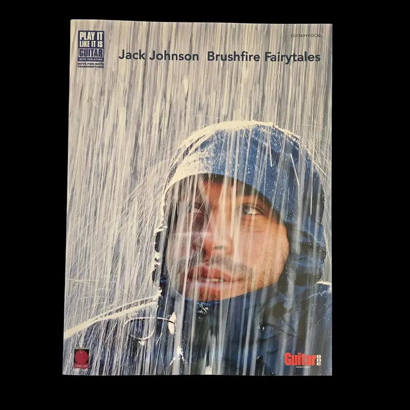 Jack Johnson Guitar vocal Music Book Guitar Tab Tablature Book 12"×9" Paperback