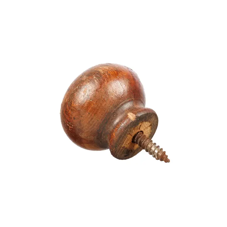 Original Beech Knob & Screw For Stanley Transitional Wood-Bottom Hand Planes