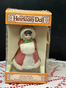 NOS Vintage L’il Chimes Heirloom Doll By Jasco In Original Box