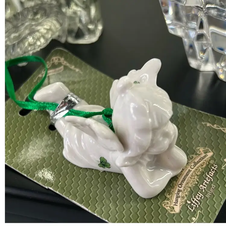 Fairy Christmas Ornament 
Ireland clover