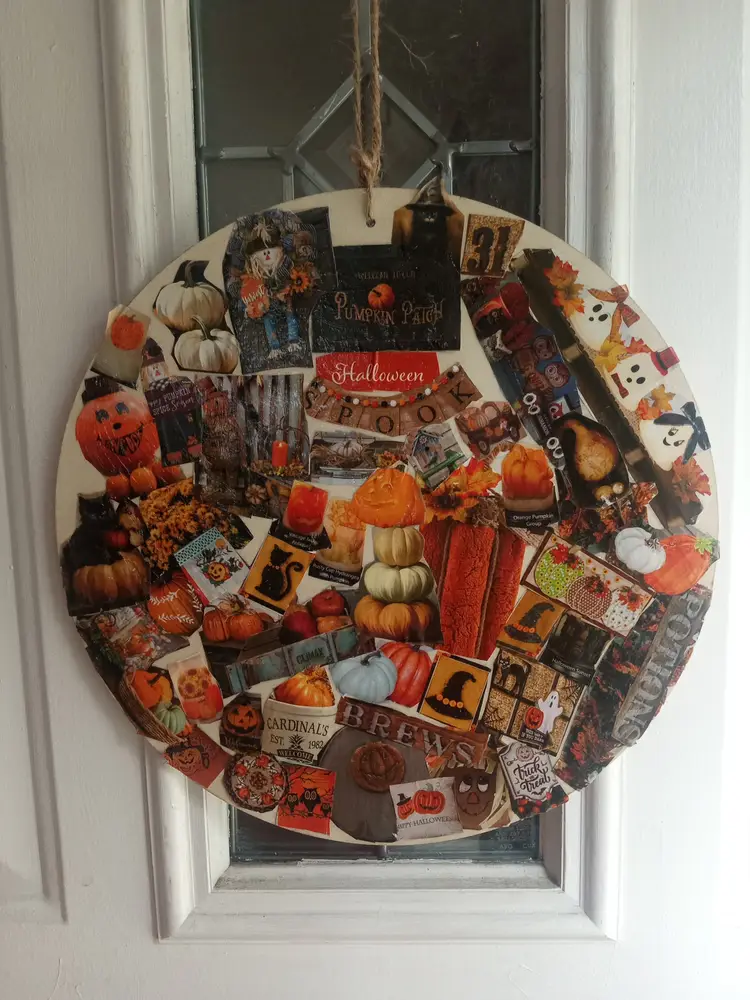 #03 HALLOWEEN WOODEN DOOR HANGER