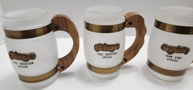 Vintage Siesta Ware Indy 500 Mugs