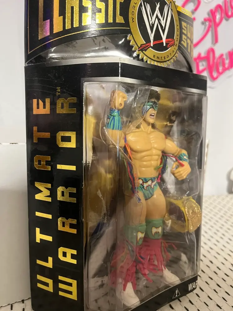 WWE Classic Superstars: The Ultimate Warrior! Sealed! Never opened!