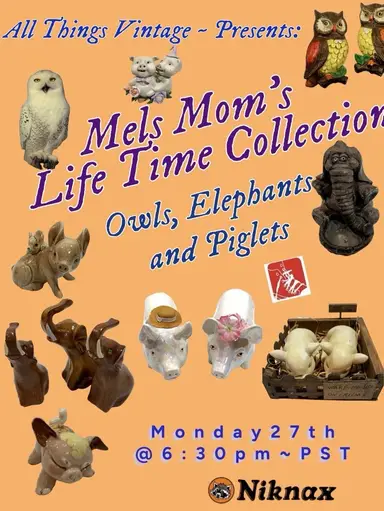 Mel’s Mothers Lifetime Collection Owls, Elephants and Pigs