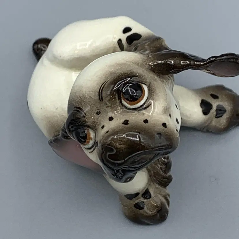 Old Monrovia Hagen Renaker DW Cocker Spaniel Dot Figurine Helen Perrin Farnlund