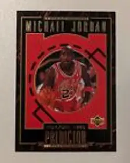 1995-96 Upper Deck Redemption Predictor Player of the Week #H1 Michael Jordan