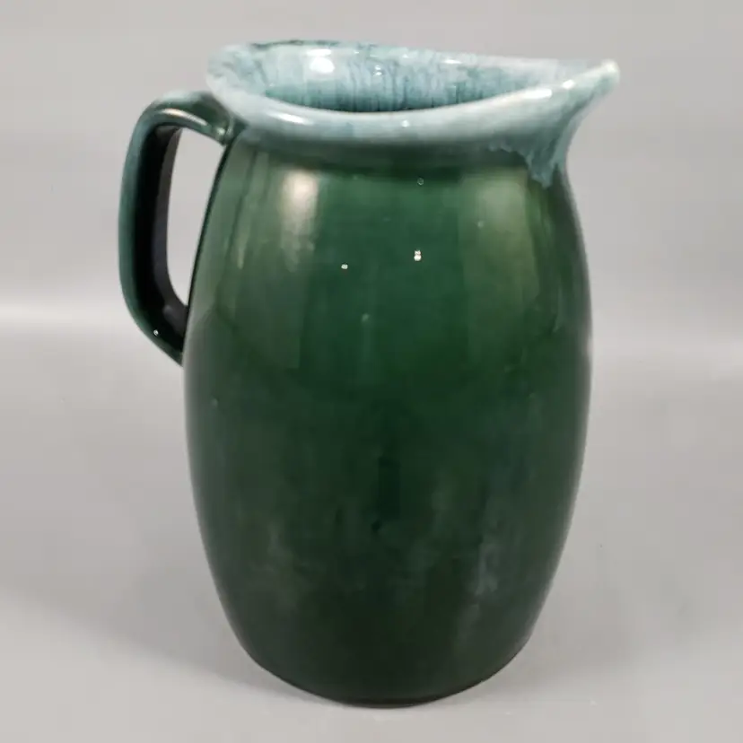 Vintage 1960's Hull Oven Proof Drip Glaze Pitcher Jug