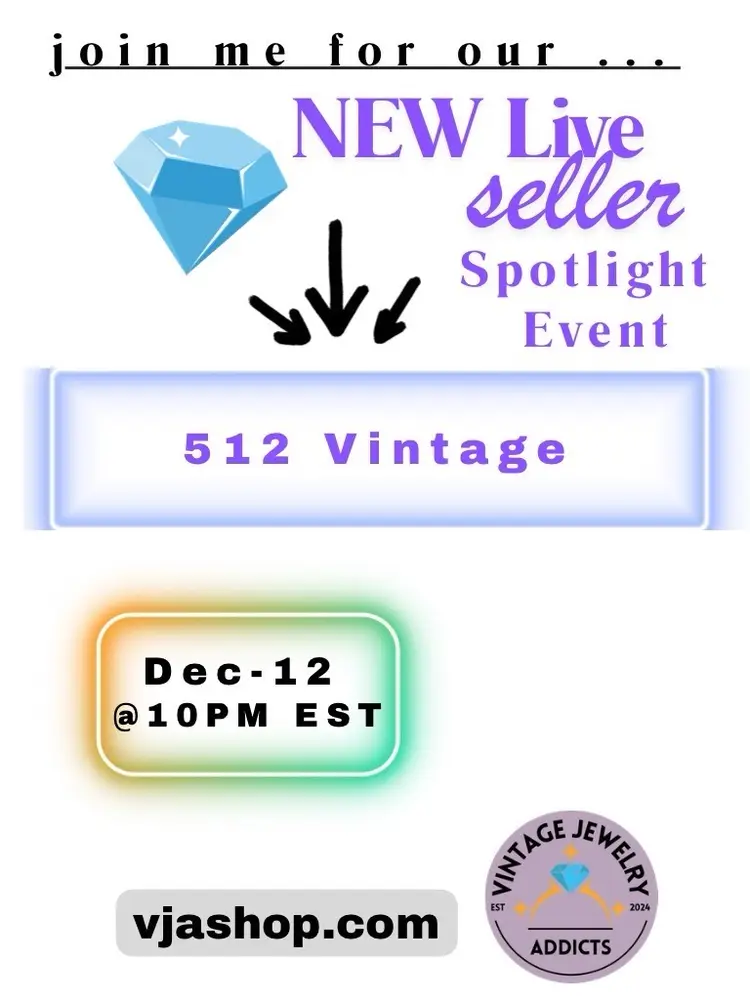 NEW LIVE SELLER SPOTLIGHT EVENT - 512 Vintage