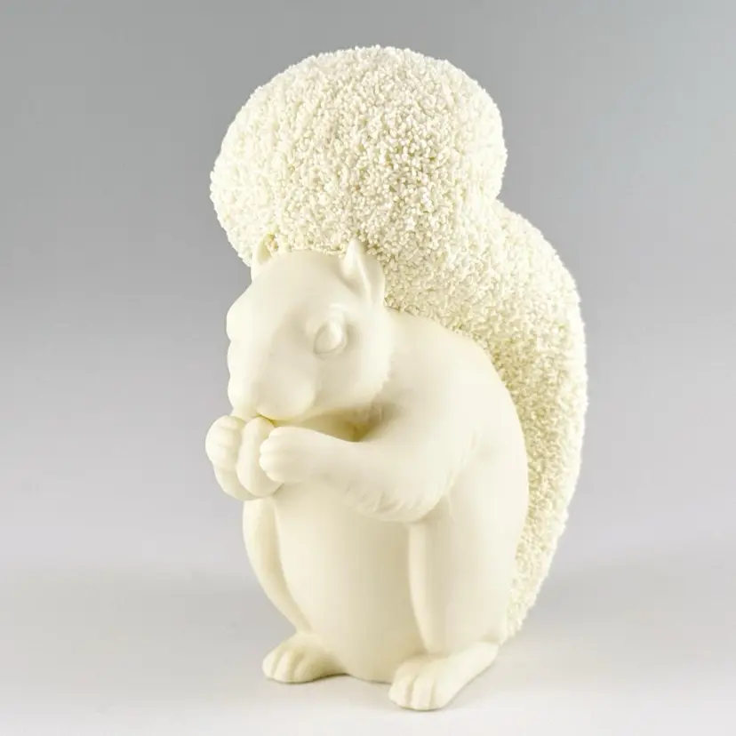 Department 56 Easter Snowbabies Squirrel Figurine Bisque Porcelain Vintage 2001