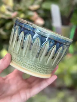 #13 Handmade pot, no drainage 4 inch