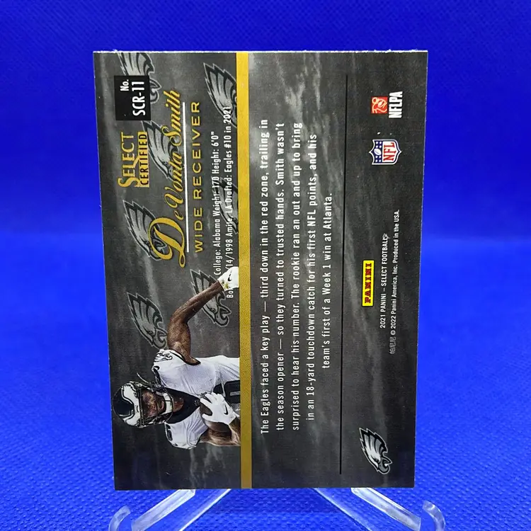 DeVonta Smith 2021 Select Certified RC SCR-11 Philadelphia Eagles