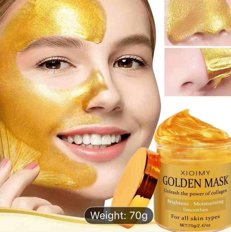 Golden Face Mask