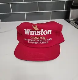 NHRA Winston Champion Gatornationals Hat 1990s
