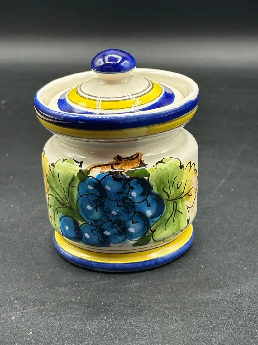 Italian ceramic jar