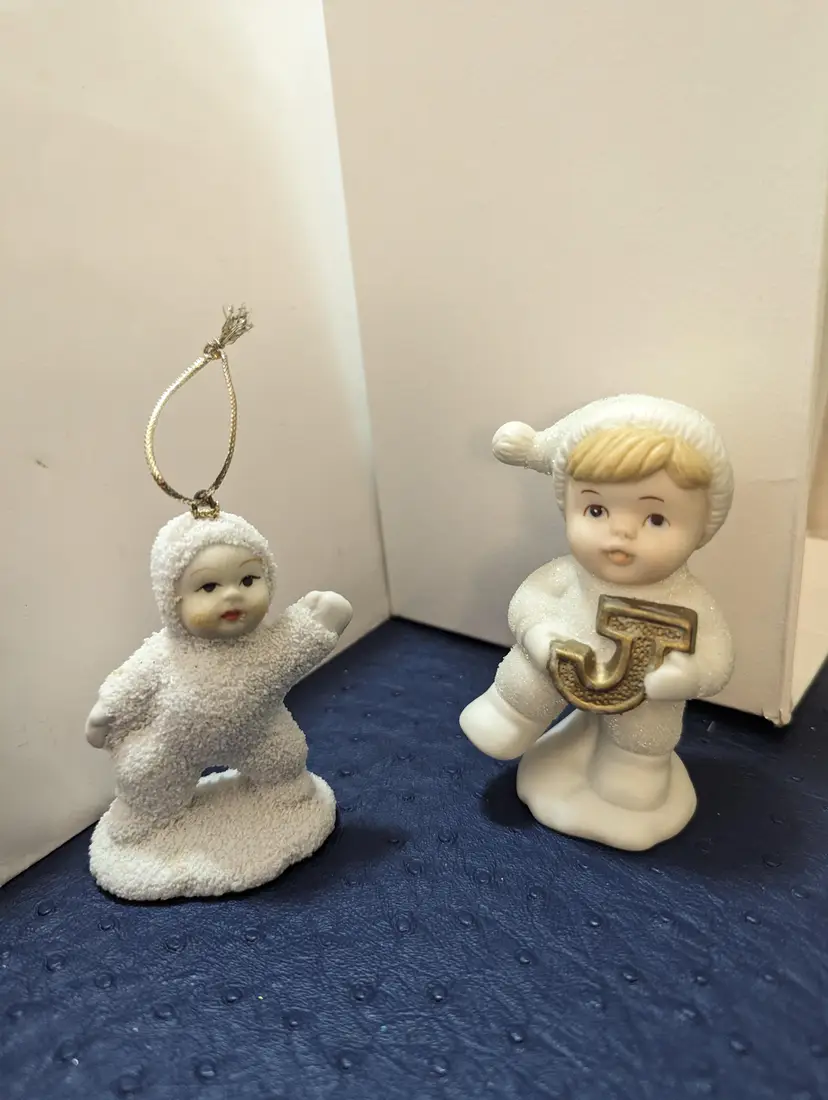 Vintage Adorable Snow Baby Style Figurine And Ornament