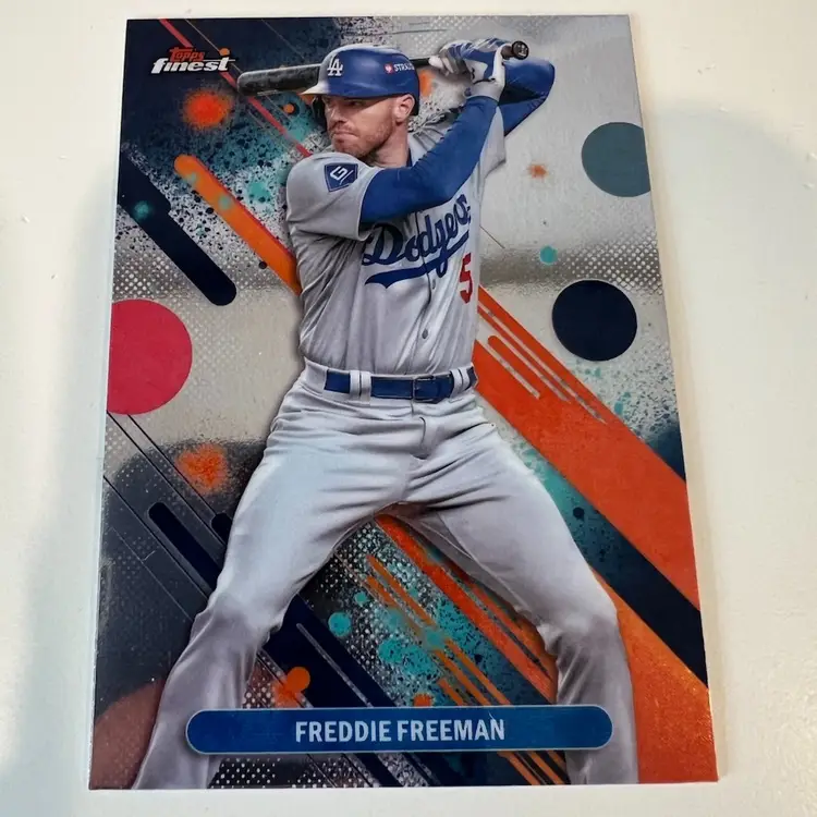 Freddie Freeman Topps Finest Los Angeles Dodgers