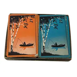 2 Set Fisherman Playing Cards