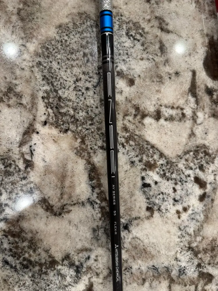 Mitsubishi Tensei AV 55 Raw Blue Regular Flex Titleist Tip 43.5”