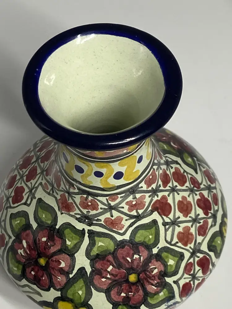 Small Talavera Vase, 4.5", Made in Mexico