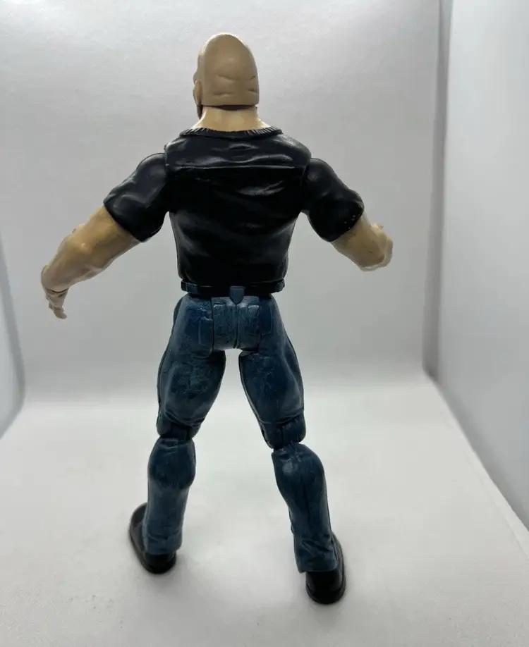 1999 Stone Cold Steve Austin Action Figure JAKKS Titan Tron WWE ~7inches