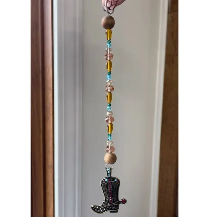 Taylor Swift Inspired Cowboy Like Me Suncatcher Strand Decor 