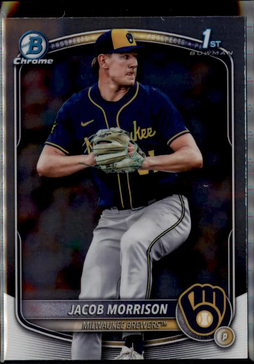 2025 Bowman Draft #BDC-42 Jacob Morrison Chrome - (138) - Milwaukee Brewers