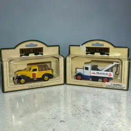 Lledo Days Gone Die Cast Trucks Pennzoil & Mobil Oil NIB Made In England