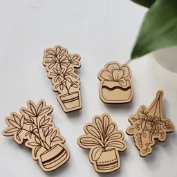 Houseplant Magnet Set