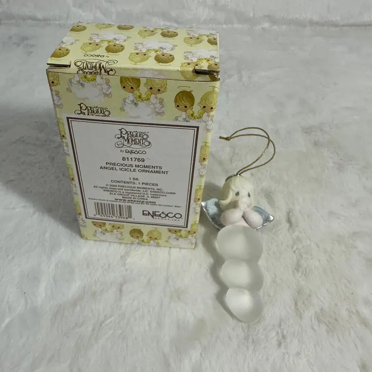 Precious Moments 2000 PMI Angel Icicle Hanging Ornament Christmas Holiday
