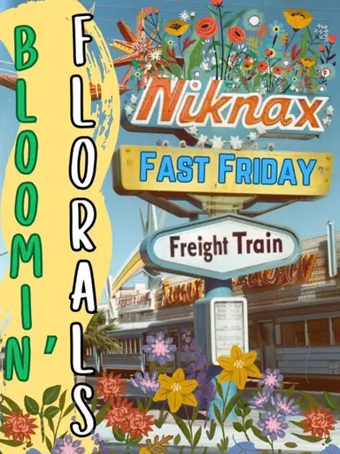 Fast Friday Freight Bloomin Floral Treasures With Lupe @BlindArtStudios 