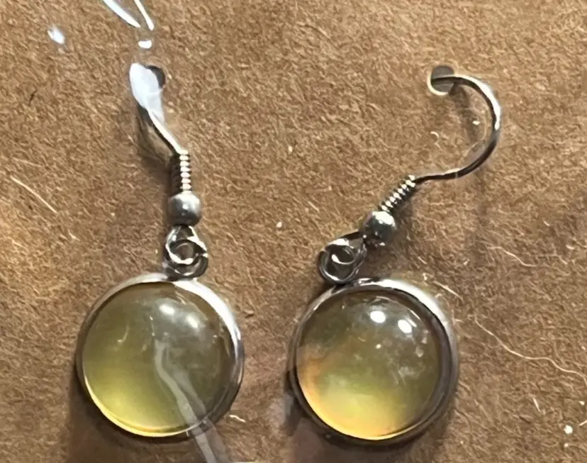 Dangle Moonstone Earring Handmade By Me As Pictured