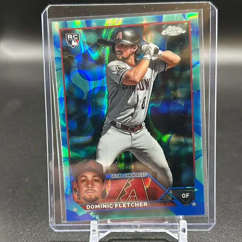 Dominic Fletcher 2023 Topps Chrome Update RC Aqua Blue Lava /175 Arizona Diamondbacks