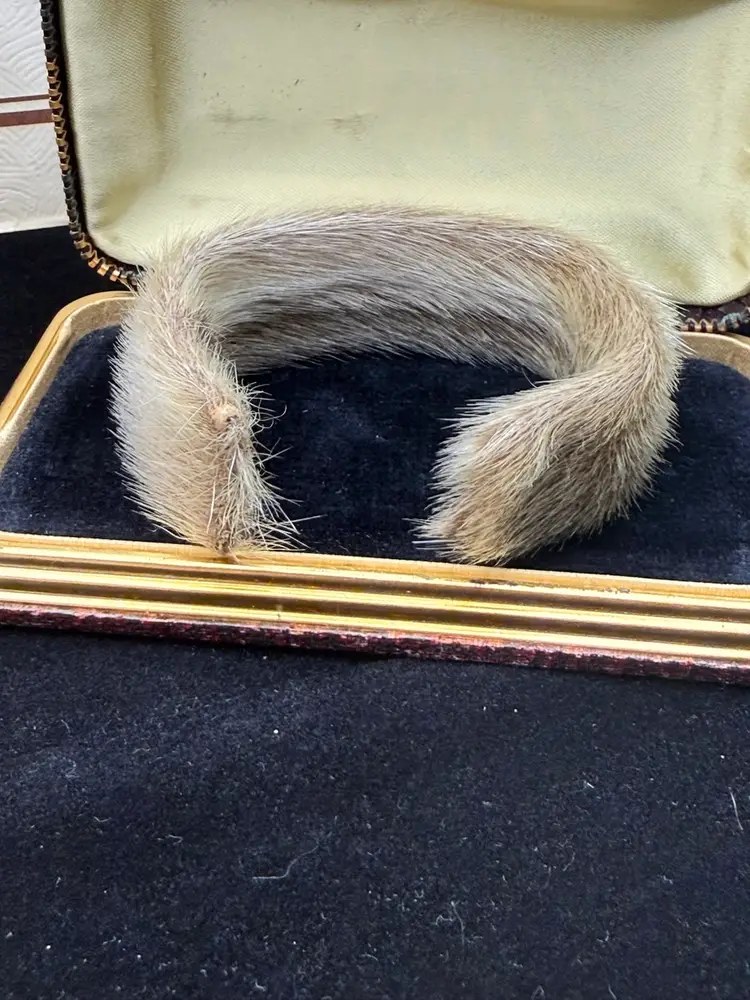 Vintage Fur Cuff Bracelet