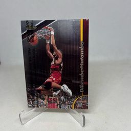 1998-99 Finest Dikembe Mutombo Basketball Card #15 w/Coating Atlanta Hawks